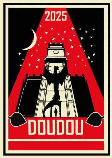 Affiche finale propre réalisée sur Illustrator